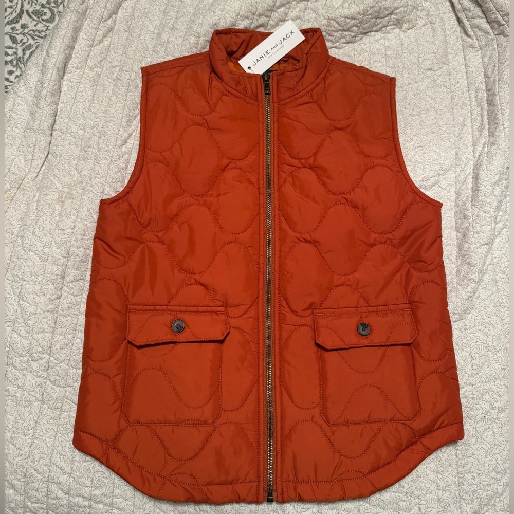 Janie and Jack Orange Metropolitan Vest